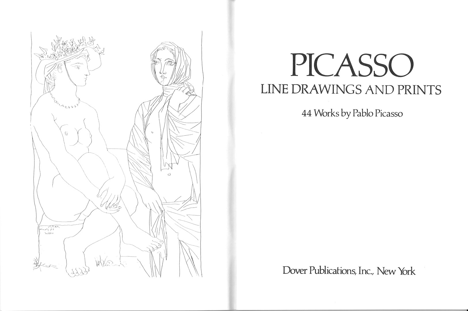 Picasso Line Drawings and Prints - (Dover Fine Art, History of Art) by  Pablo Picasso (Paperback)